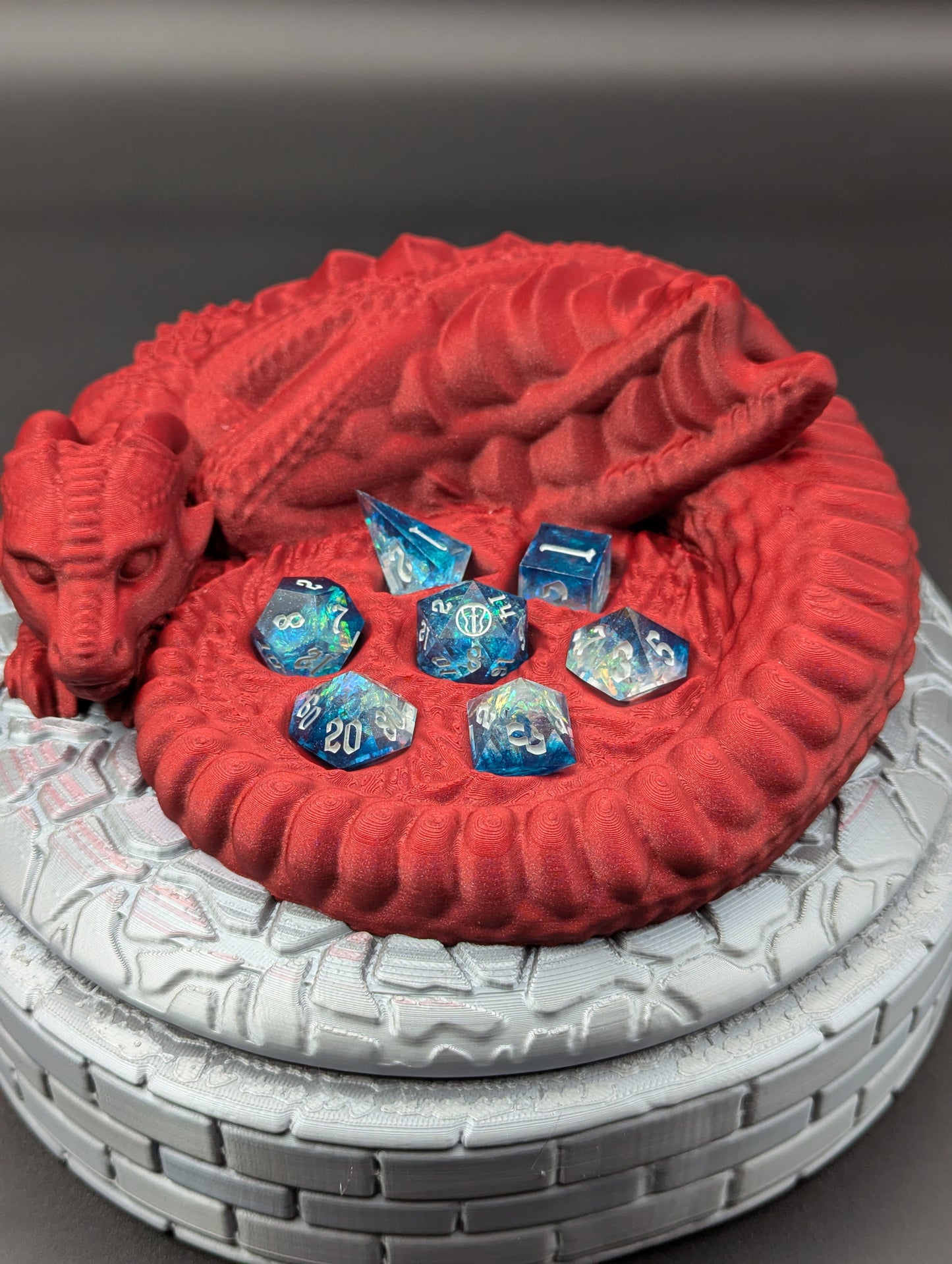 Dragon dice holder, storage, transport AND tray