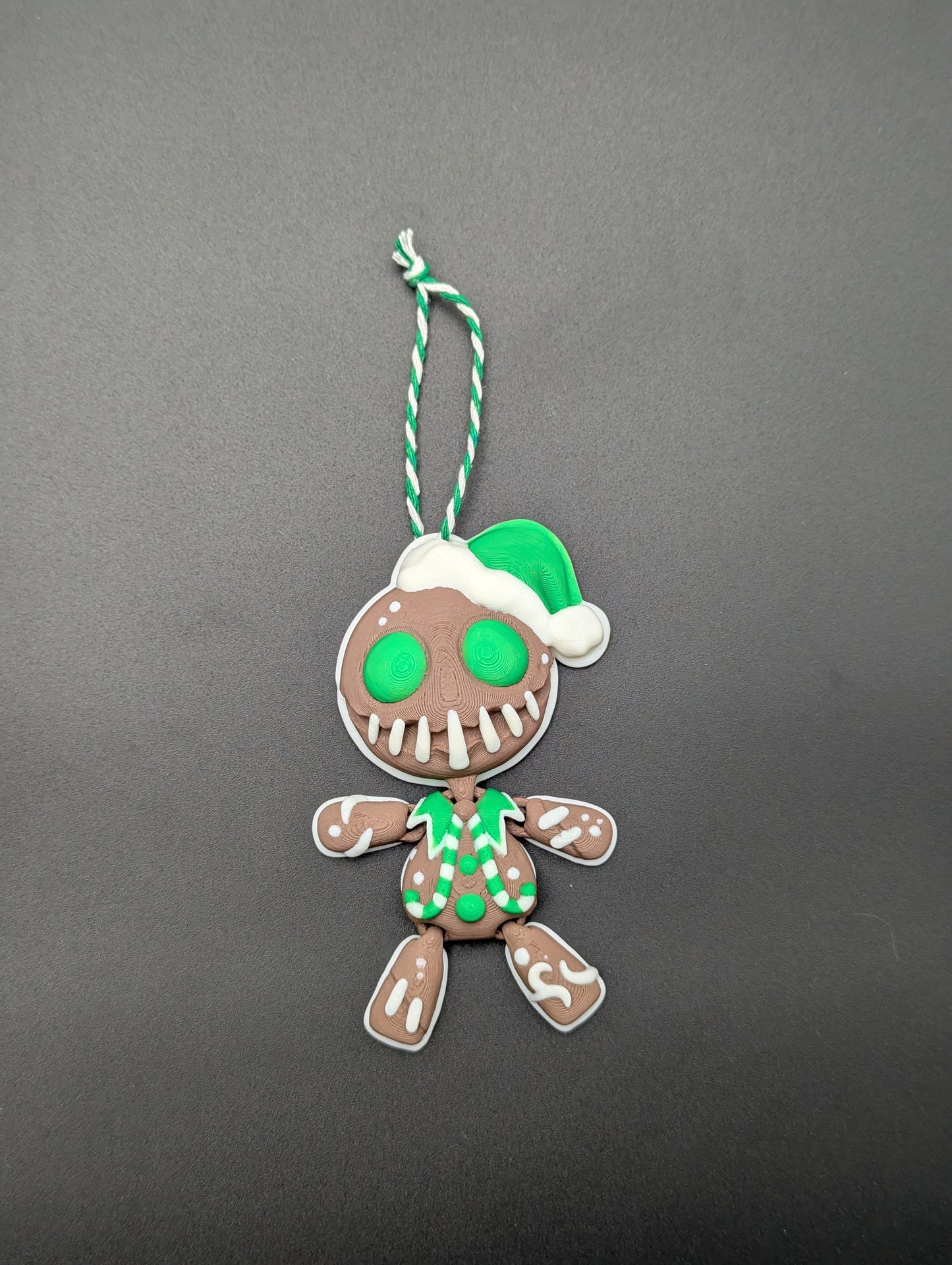 Twisted Gingerbread Man Christmas Tree Ornament Decoration
