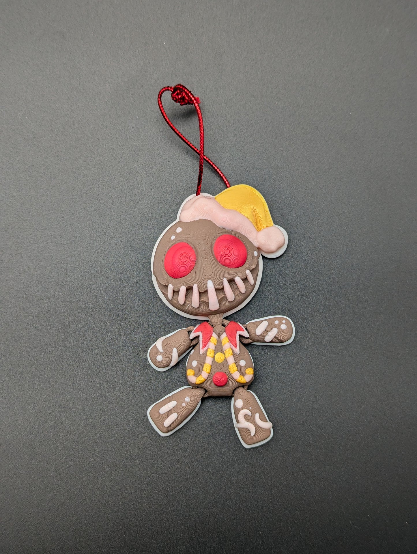 Twisted Gingerbread Man Christmas Tree Ornament Decoration